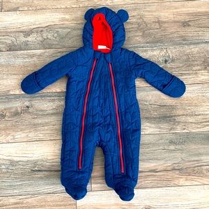 KOALA BABY BOYS BLUE INFANT BABY 3-6 MONTHS SNOWSUIT BUNTING